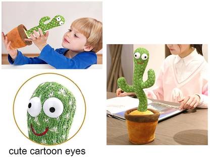 SALEOFF Dancing Cactus Musical Toy Can Sing, Wriggle & Repeat The Recording-180