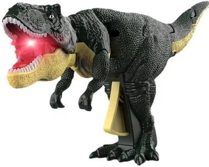 HappyBive Realistic Dinosaur Toy with Biting Roaring Function-Sound Effect & Lighting |360