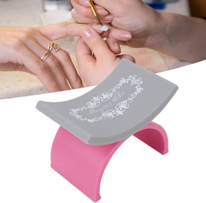 URBAN BOX U Shaped Nail Pillow Holder Manicure Hand Rest Soft Silicone Nail Arm Rest Stand