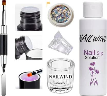 NAILWIND Polygel Slip Solution Liquid - 75ml Poly Nail Gel Slip Solutions