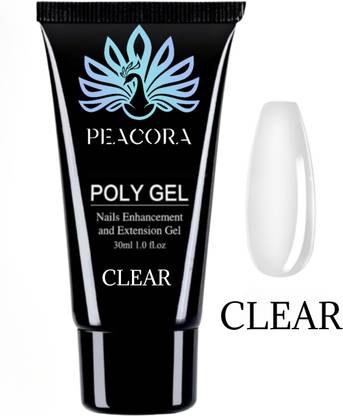 PEACORA Professional PolyGel nail extension Fast Build Nail Enhancement & Extension Gel