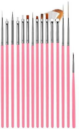 Miss Hot Nail Art Design Painting and Drawing UV Polish Brush Tool 15 pc