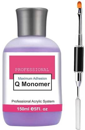 Bluedeal Monomer Acrylic Nail Liquid & 2in1 Nail Brush - 150ml