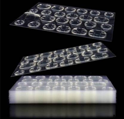 Morbee 5 Sheets Double-Sided Nail Jelly Sticker Waterproof Breathable N2