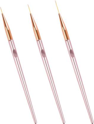 KIRA 3PCS Nail Liner Brush Nail Design Brushes Thin Nail Art Brush Liner Brush