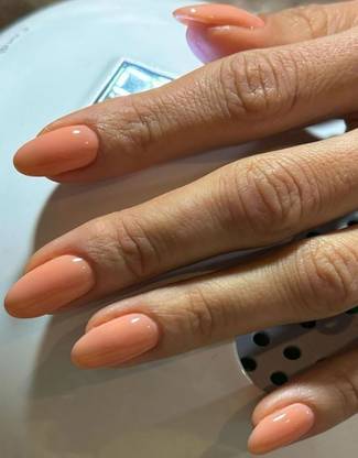 feelhigh 24 Stick on Nails Artificial Fake Nail Set Long Lasting, Quick Fix