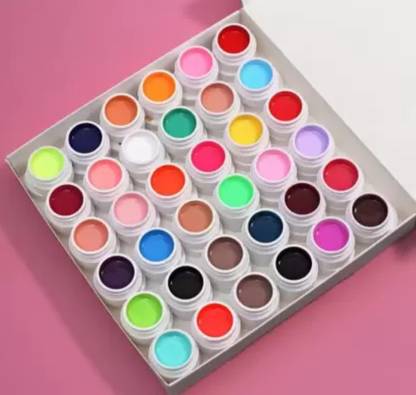 feelhigh 36 Colors Nail UV Gel Kit Soak off Led Nail Art Pure Color Gel Paint Color