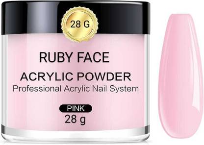RUBY FACE Professional Acrylic Nail Powder 28g for Acrylic Nails Extension Nail Art 1 pcs