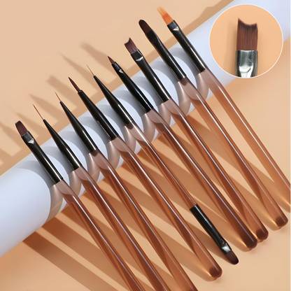 BOLT BEE 9pcs Nail Art Brushes Set