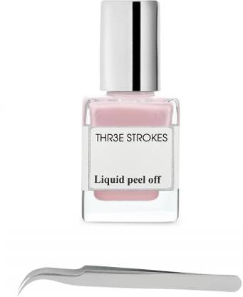 THR3E STROKES Liquid Latex for Nails. Peel off Nail Polish Barrier. Cuticle Guard For Nail Art
