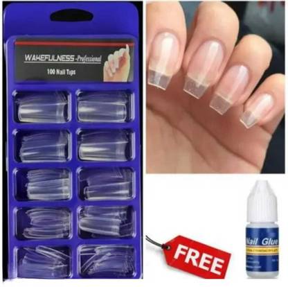 lip ray 100 PCS Nail Extension & Art Kit - Your Complete Set for Trendy Nail Designs