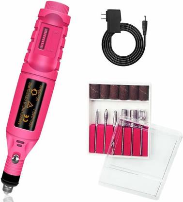 uptodatetools Electric Nail Drill, Acrylic Nail Tools, Professional Portable Electric Nail Kit, Pen Shape Finger Toe Nail Care, Electric Nail Polishing Machine, Nail File Nail Tips Manicure Pedicure Machine set