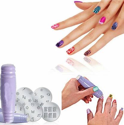 Kinzilla Professional Nail Polish Sales Salon Express Decals Paint Stamp Design Kit.