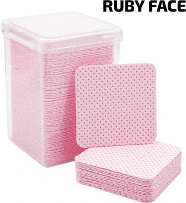 RUBY FACE 200 PCS Cotton Pads Lint-Free Non-Woven Removal Tool for