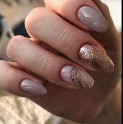 Thenailpalace ARTIFICIAL ALMOND SHAPED SPIDER GEL NAIL ART