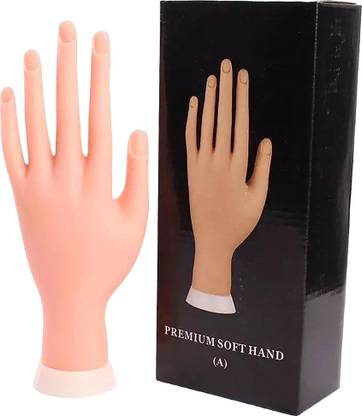 Das Dnails 1pc Soft, flexible Plastic Fake Hand for Nail Art Practice