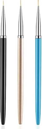 NAILWIND Nail Art Pen Brush Set Metal Handle Drawing Liner Dotting Painting