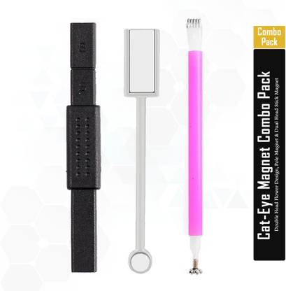 Gleevia Multifunctional 3D 9D Cat Eye Magnetic Sticks for Cat-Eye Effect Combo of 3