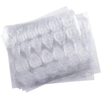 LOBE MIRACLE Nail Adhesive Tabs, Double-Side Nail Glue Stickers 10 Sheets