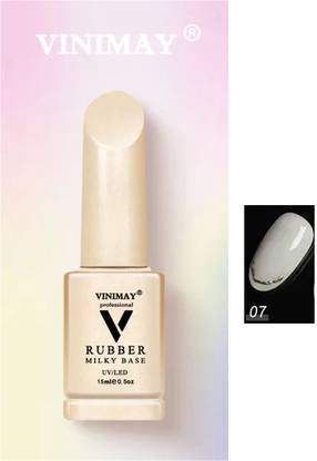 VINIMAY Professional Gel Polish-Rubber Milky Base 15ml