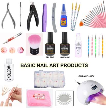 KALATIKA Nail Art Kit All Basic Tools Combo