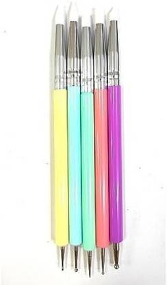 banira Nail Art Dotting Tool & Brush Dual For Decoration Set of 5 Pieces