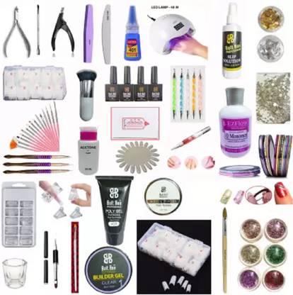 अपेटिना 36 IN 1PROFESSIONAL BASIC NAIL ART KIT COMBO NAIL EXTENSION KIT NAIL ART PRODUCT