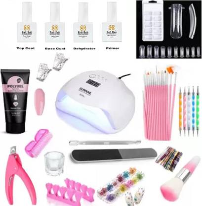 Hilex Professional Nail Extension Kit - Polygel Kit - Acrylic Kit
