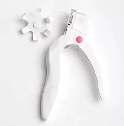 BOLT BEE Triple Cut Acrylic Tip Cutter With Catcher & Measuring Dial 6 Size