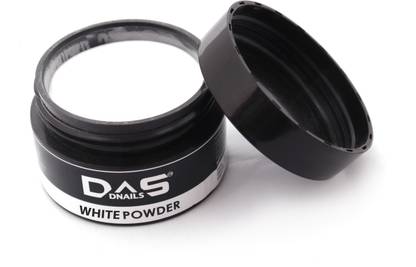 D Nails White Acrylic Powder, Crystal Nail Art Tip Builder 25gm
