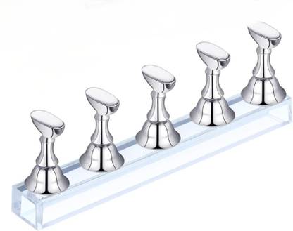 RANORE Acrylic Nail Display Stand,Magnetic Nail Tip Practice Holders