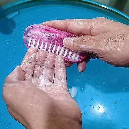 angelie Handle Grip Nail Brush Nail Finger Nail Cleaner