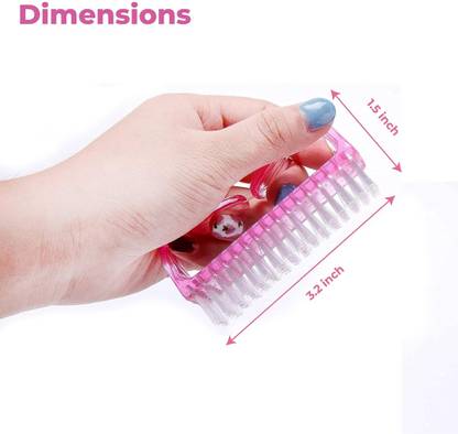 Coscat Nail Cleaning Brush Soft Bristles Manicure Dusting Brush