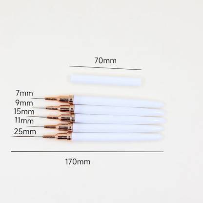 she pro Professional Nail Art Liner Brush Set (5 Pcs