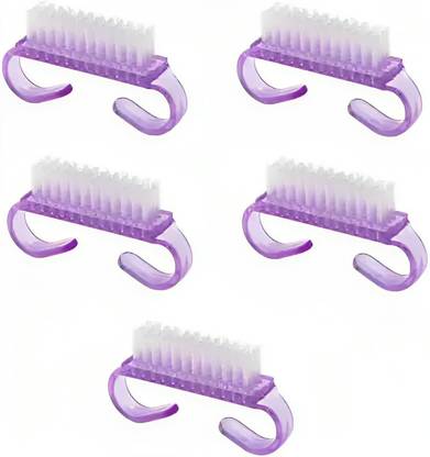ShopCircuit 5pcs/set Nail Brush Kids Brushes for DIY Nail Art Foot Nail Cleaner