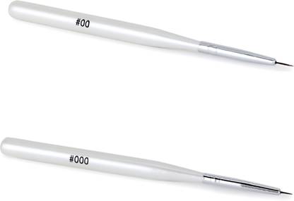 she pro Professional Acrylic Brush Set (Size 00,000)(Pack of 2)