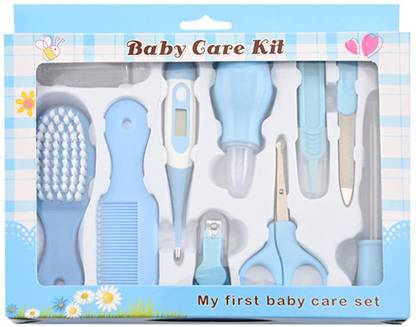 Roseleaf New Born Baby 10 in1 Healthcare Accessories Set to Keep Infants & Toddlers Clean