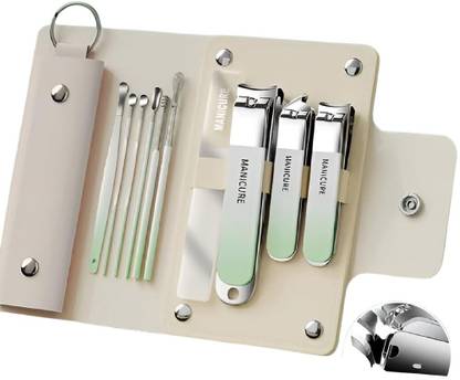 DANSR 10 PCS Nail Cutter Grooming Kit – Travel-Friendly, Nail Filer Portable Case