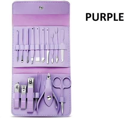 YNV TRADER 16 in 1 Professional Manicure & Pedicure Set Nail Scissor Grooming Kit for Women