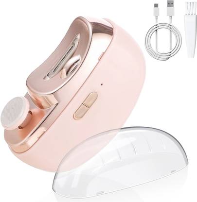 SERPLEX Electric Nail Trimmer with Nail Dust Bin Safe Electric Nail Clipper for Baby