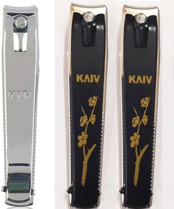 Kaiv BLACK + SILVER BIG SIZE NAIL CUTTER SET 02