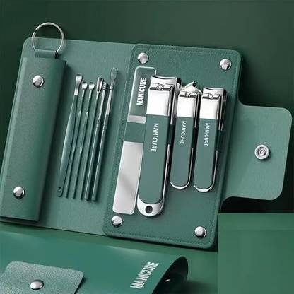 KASHTHBHANJAN 10 in 1 Nail Clipper Set Stainless Steel Nail Care Kit
