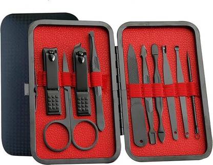 ILIKA Pedicure Manicure Kit 10 in 1 Manicure Set Professional Sharp Nail Clippers