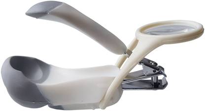 LAFILLETTE Baby Safety Nail Cutter With Transparent Magnifier Glass New Born Baby Nail Clipper