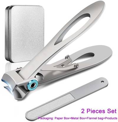 RIGHTWELL Pack Of 1 Compact Fingernail Clipper with Catcher