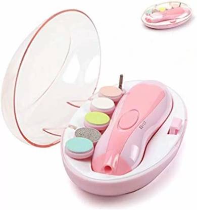 Jannick Electric Baby Nail Trimmer with 6 Grinding Heds for Newborn Infants and Toddlers
