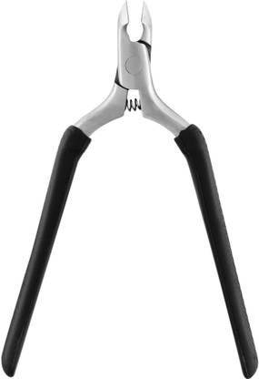 Beaute Secrets Cuticle Trimmer Cuticle Cutter Cuticle Nippers Cuticle Remover Manicure set nail scissors Pedicure Tools with Silicone Handle, Black