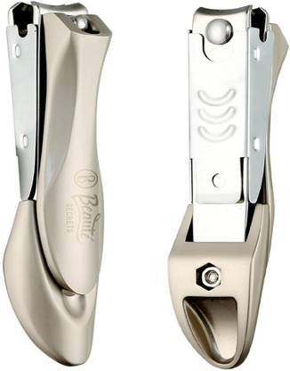 Beaute Secrets Nail Cutter Clippers With Curved Nail File, Fingernail and Toenail Clipper Cutter, Stainless Steel Nail Trimmer Korean Design