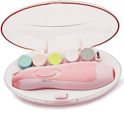 DN BROTHERS Baby Nail Clippers with Light &6 Grinding Pads for Newborn (multicolor)DN506