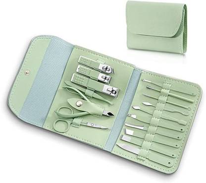 pRd 16 IN 1 Professional Stainless Steel Manicure PedicureKit/GroomingKit[set of 16]